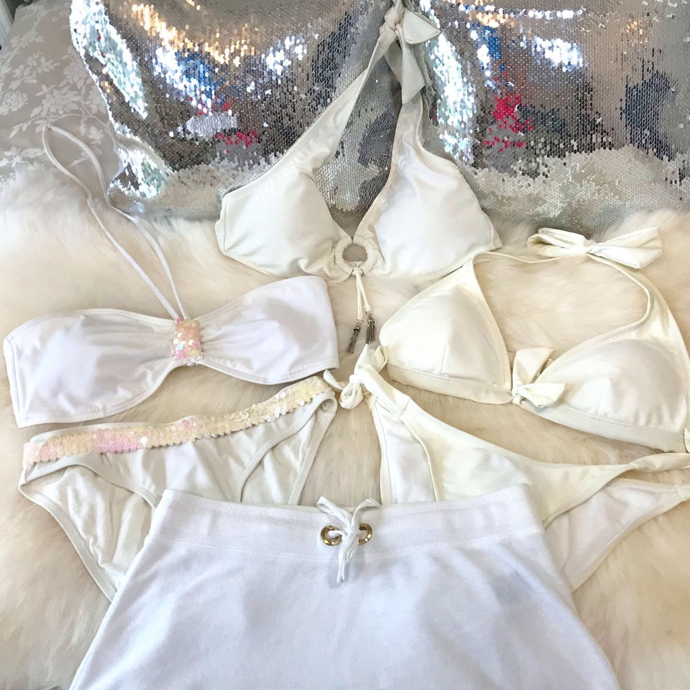 ❗️SALE❗️Mixed Designer Bikini Bundle/Designer Skirt Cover Up/Bonus Bikini Top💫